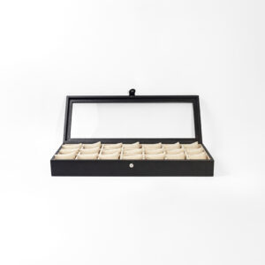 Caja de reloj (21) vidrio