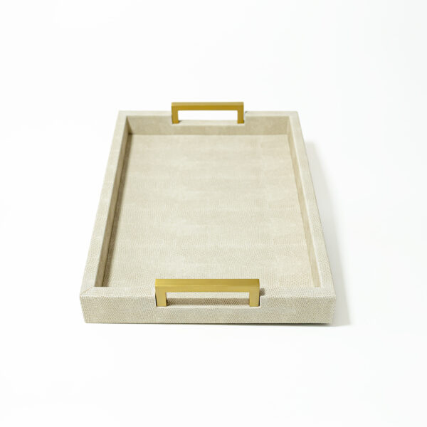 Trays with Metal Handles